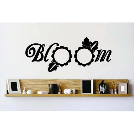 Custom Wall Decal Vinyl Sticker : Bloom Stylish Decor Mural 10x20"