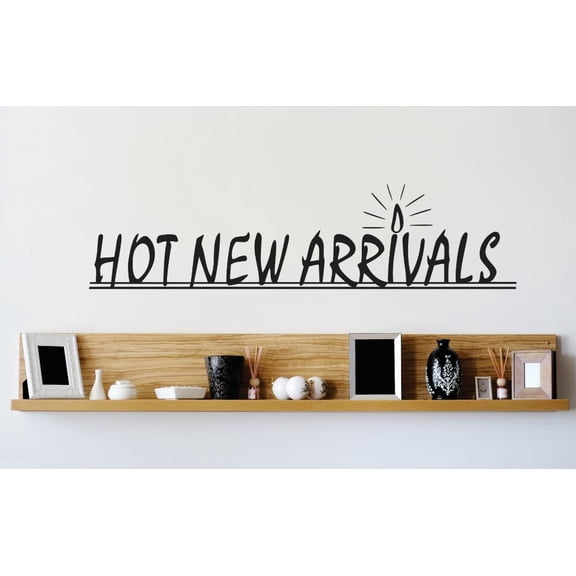 Custom Wall Decal Vinyl Sticker : Custom Arrivals Business Store Sign Image Quote Mural 6x24"