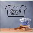 thumbnail image 1 of Custom Wall Decal Vinyl Sticker : Fresh Bread Image Quote Mural 20x30", 1 of 1