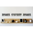 thumbnail image 1 of Custom Wall Decal Vinyl Sticker : Home Sweet Home Text Image Quote Mural 10x36", 1 of 1