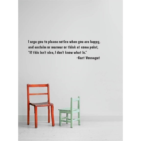 Design With Vinyl Custom Wall Decal Vinyl Sticker - Quote Home Decor (10x20 inch)