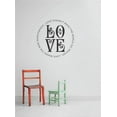 thumbnail image 1 of Custom Wall Decal Vinyl Sticker : Love Doesn't Make The World Go Round Love Makes The Ride Worhtwhile. Wall Quote 12x12", 1 of 1