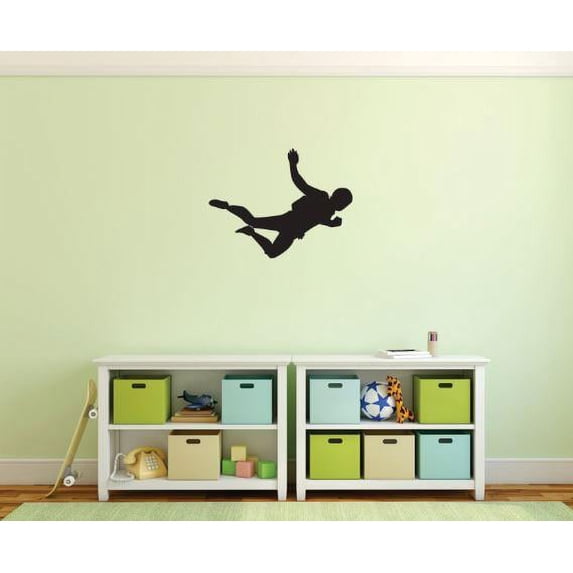 Custom Wall Decal Vinyl Sticker : Skydiving Risk Taking Fun Bedroom Bathroom Living Room Mural : 20 X30" -