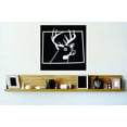 thumbnail image 1 of Custom Wall Decal Vinyl Sticker : Wyoming Wild Life Deer Buck Hunter Decor Bedroom Bathroom Living Room Mural 18x18", 1 of 1