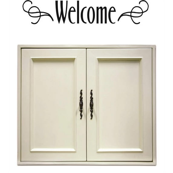 Custom Wall Decal Welcome Peel & Stick Sticker Vinyl Wall Decal 20x40 Inches