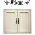thumbnail image 1 of Custom Wall Decal Welcome Peel & Stick Sticker Vinyl Wall Decal 8x32 Inches, 1 of 1