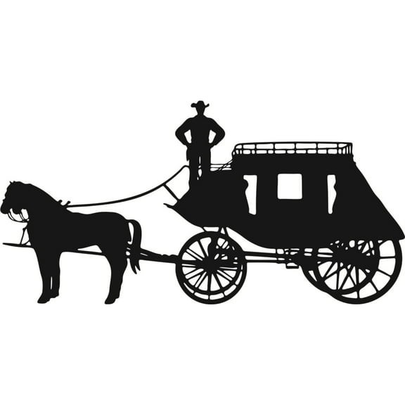 Custom Wall Decal gecoach Western An Horse mal Picture Art Kids Boys Bedroom Sticker Vinyl Wall Decal 20 X 50 Inches