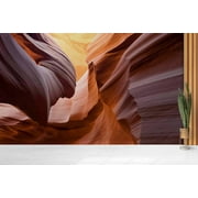 Custom Wallpaper, Antelope Canyon Photography, Nature Landscape Wallpaper, Bright Wallpaper, 3d Wallpaper, View Wall Art, Wallpaper (Fabric Non-Woven)