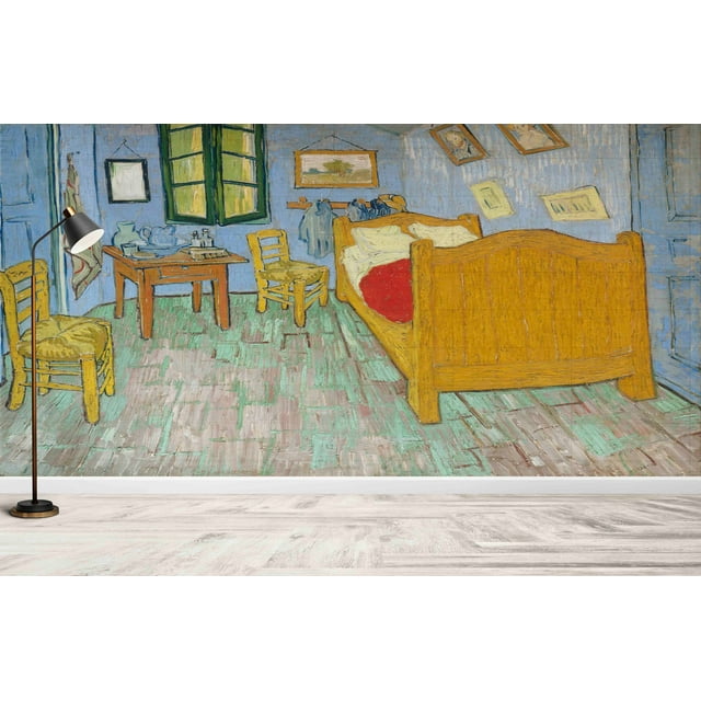Custom Wallpaper, Bedroom in Arles, Van Gogh Bedroom Wall Decor