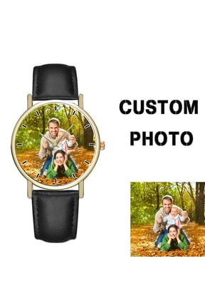 Custom Watch Women Men Printing Your Picture Watch Blank Personalized Watch DIY Put Your Photo/Image/Text Disassembled