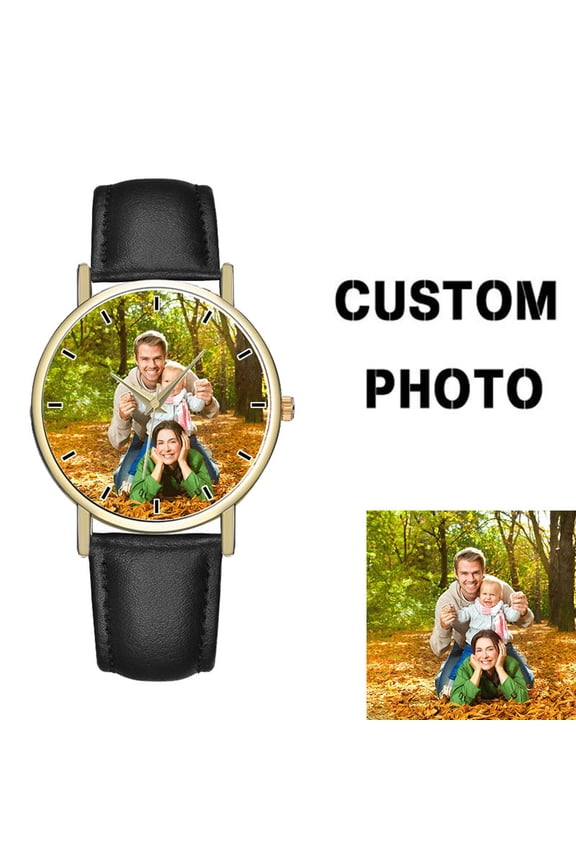 Custom Watch Women Men Printing Your Picture Watch Blank Personalized Watch DIY Put Your Photo/Image/Text Disassembled