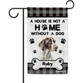 thumbnail image 1 of Custom Watercolor German Shorthaired Pointer Dog Decor Garden Flag for Outside a House Is Not a Home without a Dog Paws Buffalo Plaid Yard Flag Banner Double Side 12.5X18 Inch, 1 of 6