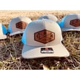 thumbnail image 1 of Custom Wedding Hats, Grooms Hat, Hats for Wedding Party, Groomsmen Hat, Leather Patch Hat, Richardson 112, SnapBack, Wedding Hats, Groomsmen, 1 of 5