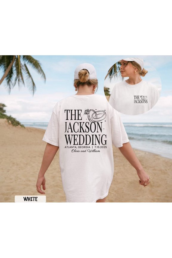 Custom Wedding Toss Shirts, Comfort Colors Wedding Shirt, Personalized Bridal Party Gift, Wedding Party Favors, Matching Group Wedding Merch