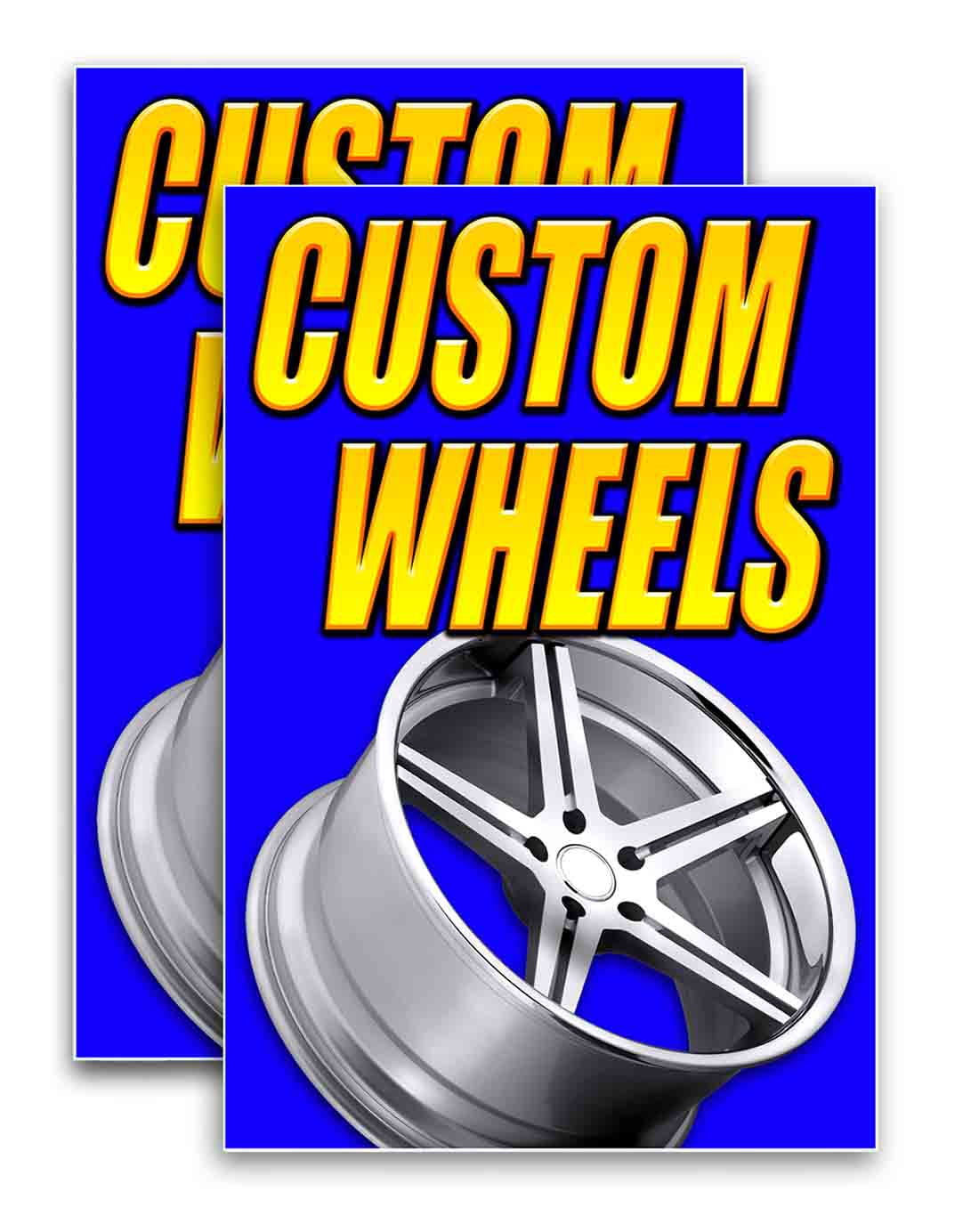 Wheelbase Sticker Custom Wheels (24