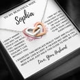 thumbnail image 1 of Custom To My Wife Anniversary Special Necklace, A Meaningful Necklace Perfect For Anniversaries Birthdays Valentine V1628, Multi Interlocking Heart Necklace, 1 of 3