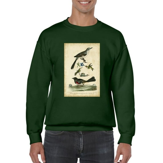 Custom Wilsons Mockingbird. Sweatshirt Men -Alexander Wilson Designs, Male XX-Large