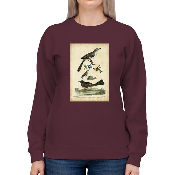 Custom Wilsons Mockingbird. Sweatshirt Women -Alexander Wilson Designs, Female Small