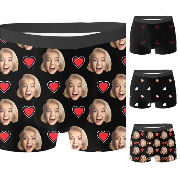 Custom With Face Custom For Men Customized For Boyfriend Custom Underwear