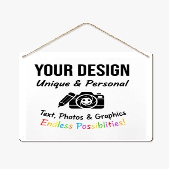 Custom Wood Sign Personalized Photo Text Plaque