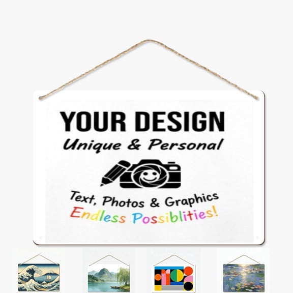 Custom Wood Sign Personalized Photo Text Plaque