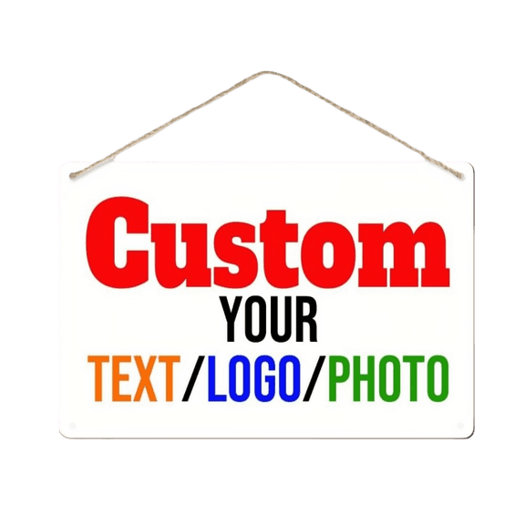 Custom Wood Sign Personalized Photo Text Plaque