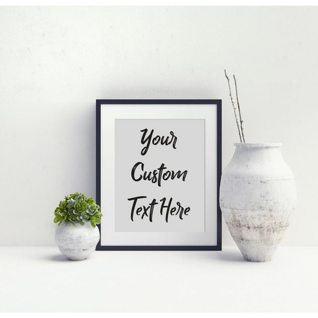 Custom Word Art Poster Print Sign Song lyric Poem phrases Custom Poem Printing