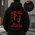 thumbnail image 1 of Custom Year Generation X 1965-1980 Not Right In The Head OK With That Reaper Skull Hoodie Funny Sarcastic Gift, 1 of 6