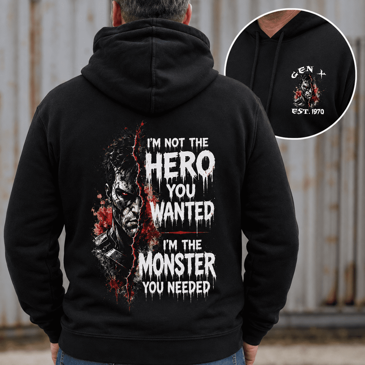 Custom Year Generation X Graphic Apparel – T-Shirt, Sweatshirt, Hoodie ...