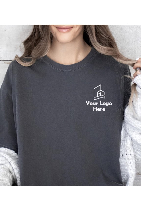 Custom Your Logo Here T Shirt Logo Shirt Team Logo Tee Custom Logo Shirt Custom Design Tee
