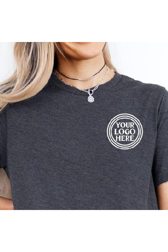 Custom Your Logo Here T Shirt Personalized Logo Shirt Custom Design Shirt Custom Text Shir