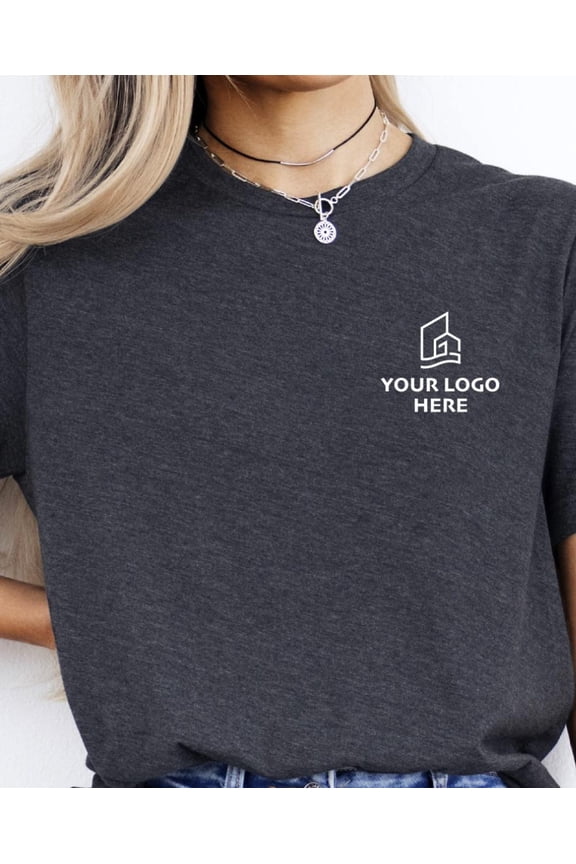 Custom Your Logo Here T Shirts Personalized Logo Shirt Custom Design Shirt Custom Text Shi