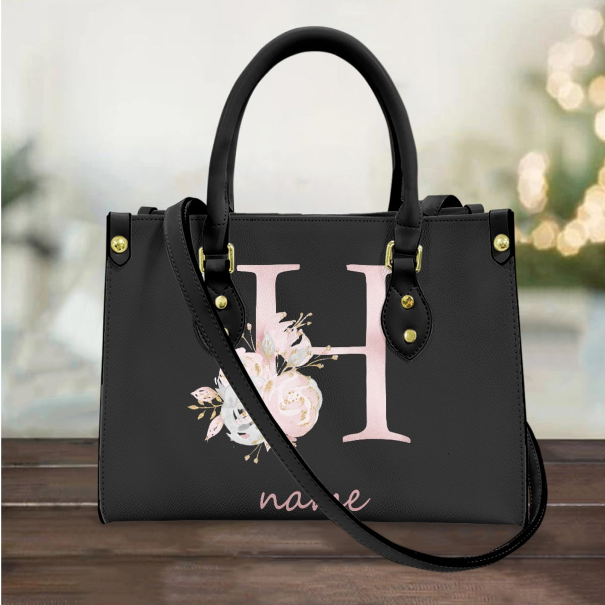 Shoulder Bag Personalised Handbags With Initials Custom Your Name