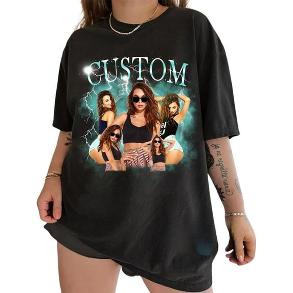 Custom Your Own Bootleg Rap T Shirts, Custom Name Photo Vintage T Shirt, Custom Picture Graphic Tees