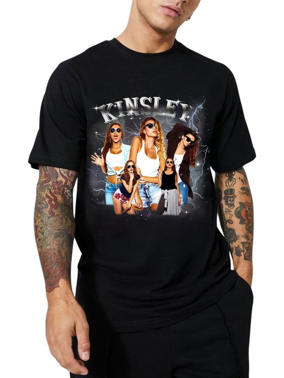 Custom Your Own Bootleg Rap T Shirts for Men, Custom Name Photo Vintage T Shirts, Custom Graphic Tee