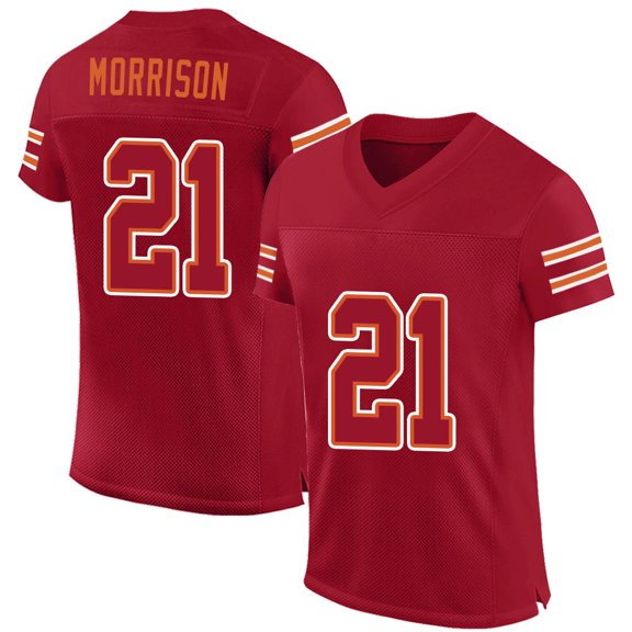 Custom Youth Benjamin Personalized Throwback Stitched Morrison Jersey T Shirt