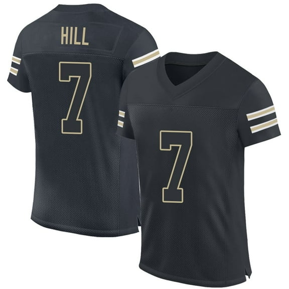 Custom Youth Taysom Personalized Throwback Stitched Hill Jersey T Shirt