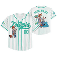 thumbnail image 1 of Custom Zootopia 2 Jersey Shirt, Disney Zootopia Baseball Jersey, Disney Family Shirts, Matching Team Outfit, Birthday Gift, 1 of 6