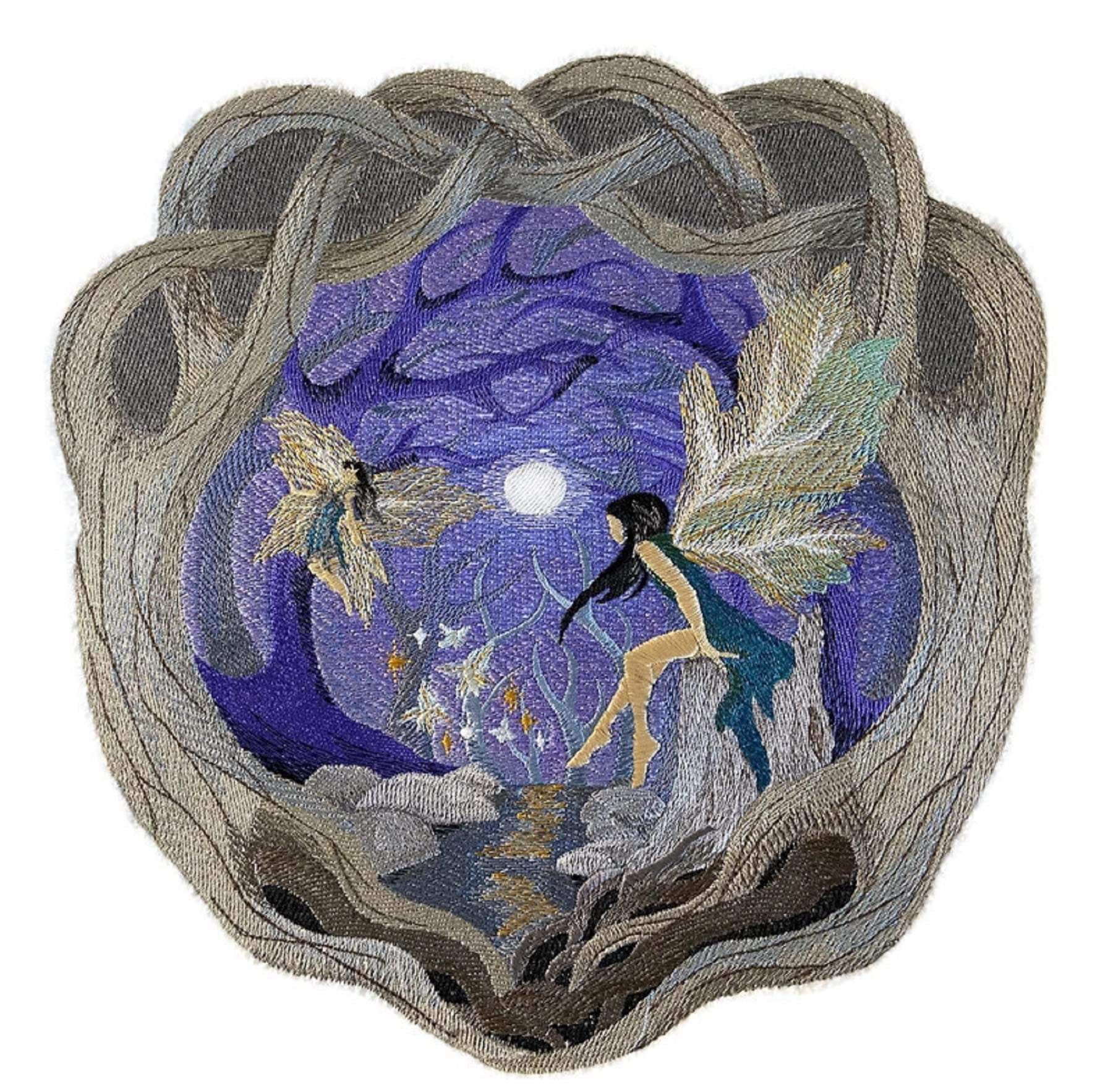 Custom and Unique Magical Fairy Collection [ Midsummer Night's Dream] Embroidered Iron on/Sew Patch (8.9" x 9.53") [Made in USA