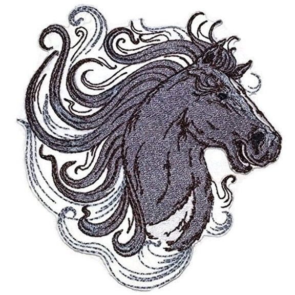 Custom and Unique Spirit of Stallions [Spirit of Stallion No.3 ] [Custom and Unique] Embroidered Iron on/Sew Patch 5" 5"]