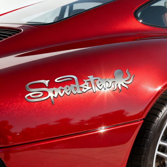 Custom car Stickers, Custom Stainless Steel Octopus Car Stickers, Personalized Name & Text Emblem, Waterproof Metal Decal for Cars, Vans, Boats, Bicycles, Refrigerators, Walls & Doors