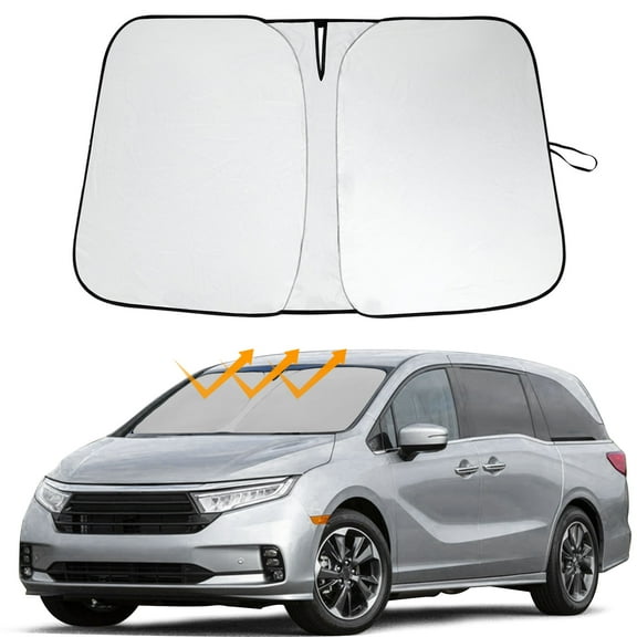 Custom for 2018-2025 Honda Odyssey Windshield Sun Cover Foldable Sunshade Blocks UV