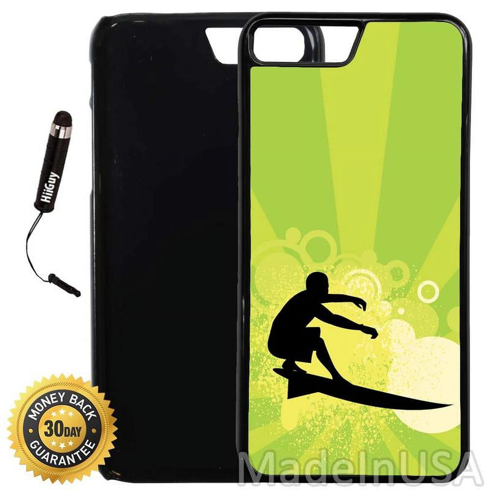 Custom iPhone 8 PLUS Case A2652 Edge to Edge Plastic Black Cover