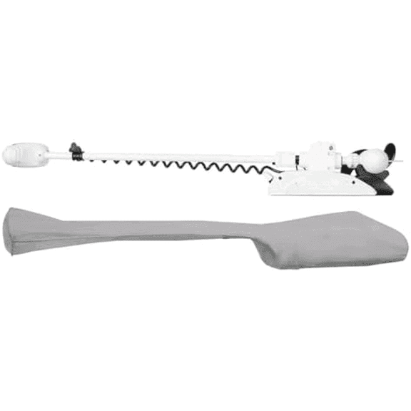 Custom trolling Motor Cover Designed for MINN KOTA (Cover Compatible with Riptide Terrova, 60", Gray)(is Compatible with Models from 2007-2016 & 2024)$$Watercraft