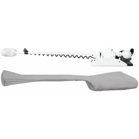 Custom trolling Motor Cover Designed for MINN KOTA (Cover Compatible with Riptide Terrova, 87", Gray)$$Watercraft