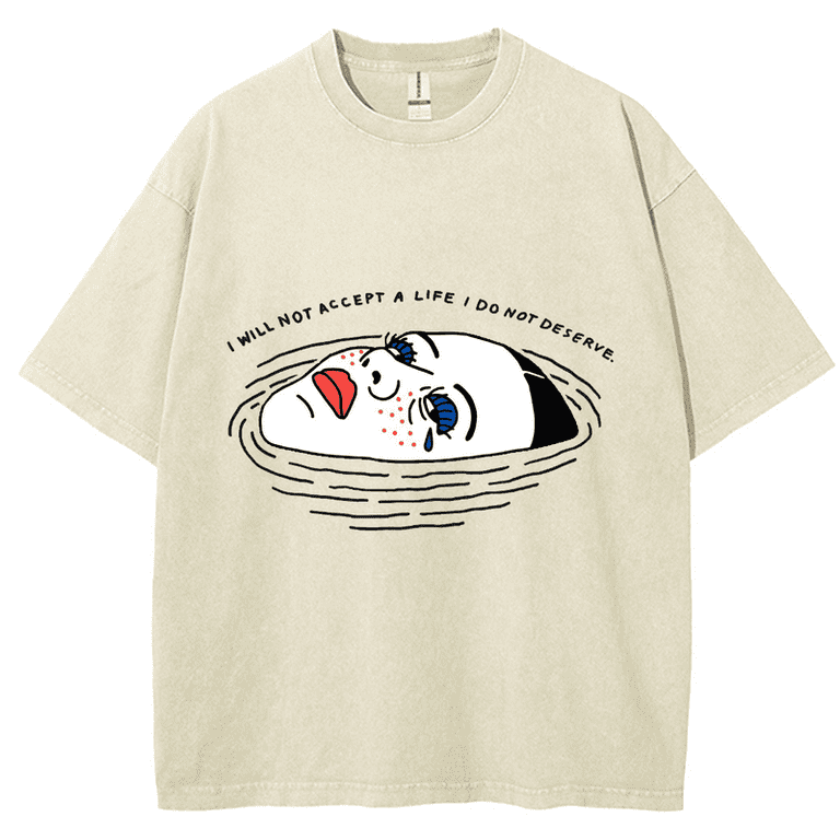 CustomMagic I Will Not Accept A life I Do Not Deserve Unisex Print 