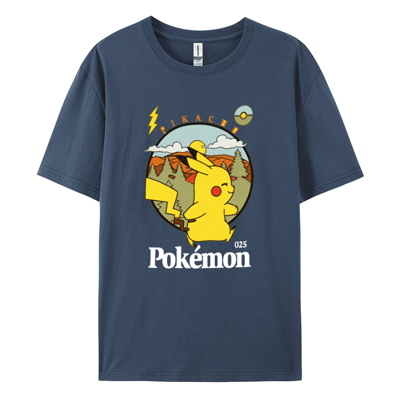 CustomMagic Men's Women's Pokemon Pikachu Graphic Print T