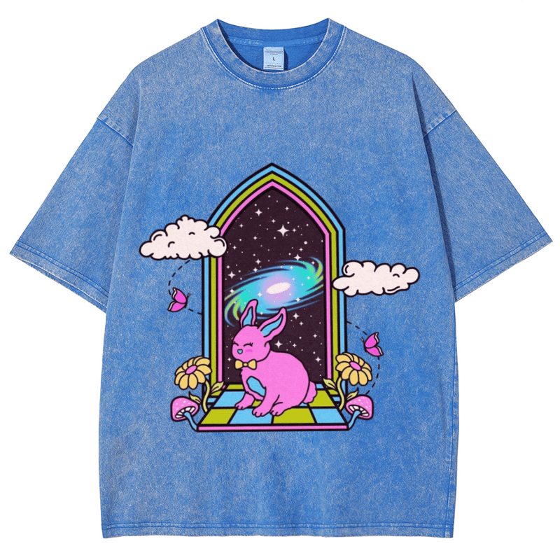  2024年おすすめのアイテム満載 CustomMagic Orchestra Oversized Smiley Print T-Shirt Casual Tシャツ(半袖/袖なし)