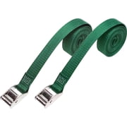 CustomTieDowns 2 Pack-1 inch x 8 Foot Cinch Strap Endless Loop Tie Down No Hooks. Rust Proof Buckle.