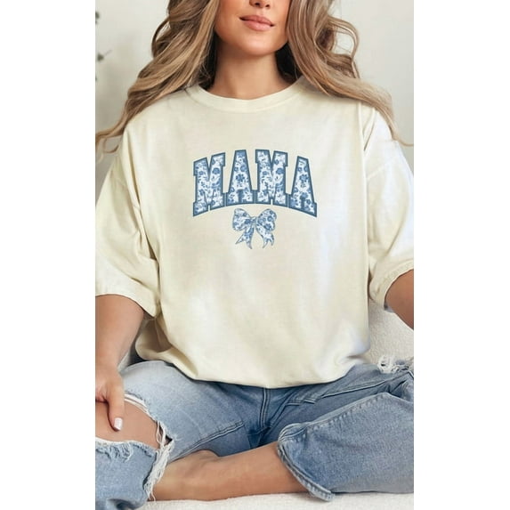 CustomTrendyShirt Personalized Comfort Colors Mom Shirt, Mother’s Day Gift